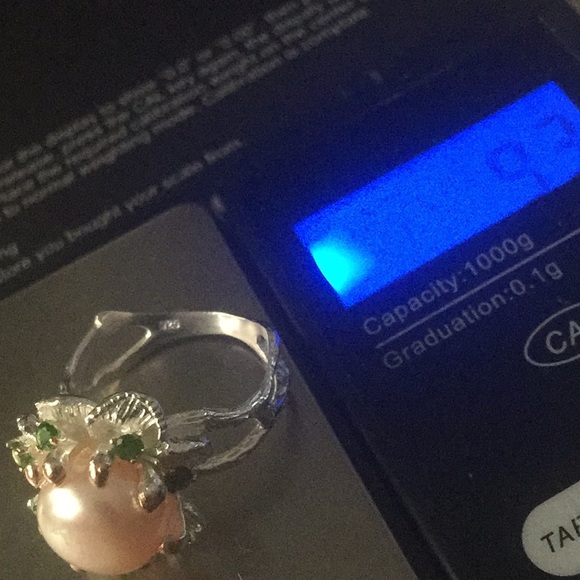 HOST PICK Freshwater pearl chrome diopside rose gold artwork SS925 - Picture 6 of 8